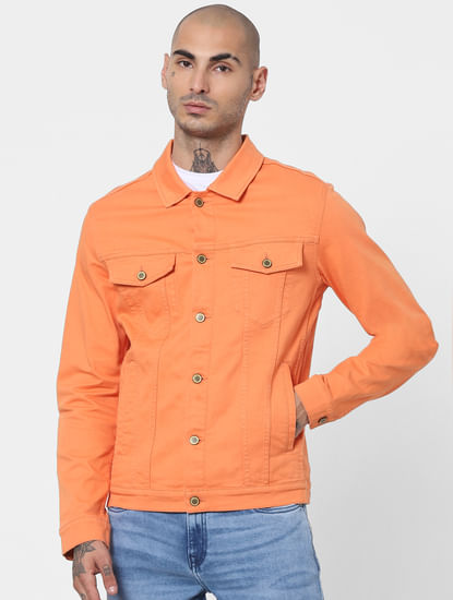 Dusty Orange Solid Jacket
