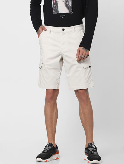 Off White Low Rise Shorts