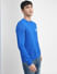 Blue Logo Print Sweatshirt_399752+3