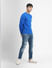 Blue Logo Print Sweatshirt_399752+6