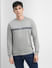 Grey Logo Print Sweatshirt_399753+2