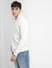 White Logo Print Hooded Sweatshirt_399757+3