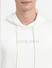 White Logo Print Hooded Sweatshirt_399757+5
