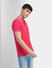 Pink Polo Neck T-shirt_399760+3