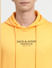 Yellow Logo Print Hooded Sweatshirt_399764+5