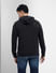 Black Logo Print Hooded Sweatshirt_399765+4