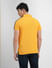 Yellow Tape Detail Polo Neck T-shirt_399770+4