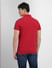Red Tape Detail Polo Neck T-shirt_399771+4