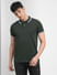 Dark Green Polo Neck T-shirt
