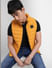 Yellow Puffer Vest Jacket_399793+1