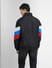 Black Colourblocked Wind Breaker Jacket_399796+4