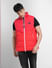 Red Puffer Vest Jacket_399798+2