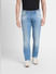 Light Blue Mid Rise Clark Regular Fit Jeans_399823+2