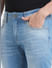 Light Blue Mid Rise Clark Regular Fit Jeans_399823+5