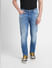 Light Blue Low Rise Distressed Ben Skinny Jeans_399825+2