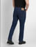 Dark Blue Mid Rise Clark Regular Fit Jeans_399828+4