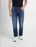 Blue Mid Rise Clark Regular Fit Jeans_399830+2