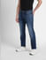 Blue Mid Rise Clark Regular Fit Jeans_399830+3