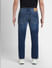 Blue Mid Rise Clark Regular Fit Jeans_399830+4