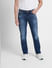 Blue Mid Rise Clark Regular Fit Jeans_399832+2