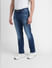 Blue Mid Rise Clark Regular Fit Jeans_399832+3