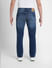 Blue Mid Rise Clark Regular Fit Jeans_399832+4