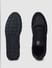 Black Mesh Detail Sneakers