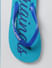 Blue Logo Print Flip Flops_393272+11