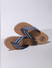 Beige and Blue Flip Flops_393274+1