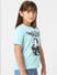 Kids Only X Felix Blue Graphic Print T-shirt
