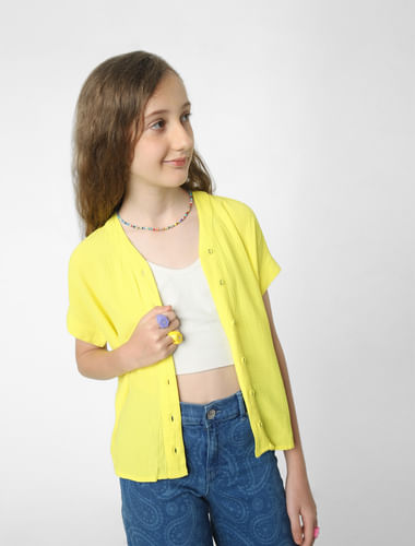 Girls Yellow Shirt