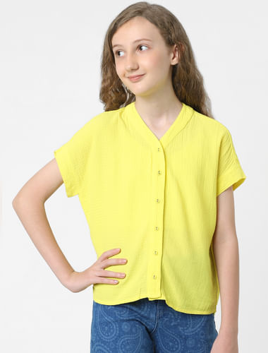 Girls Yellow Shirt