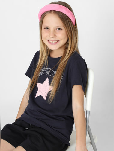 Girls Pink Hairband & Scrunchie Set