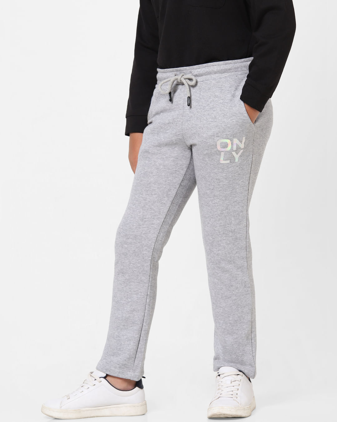 Buy Grey Mid Rise Pants for Girls Online at KidsOnly