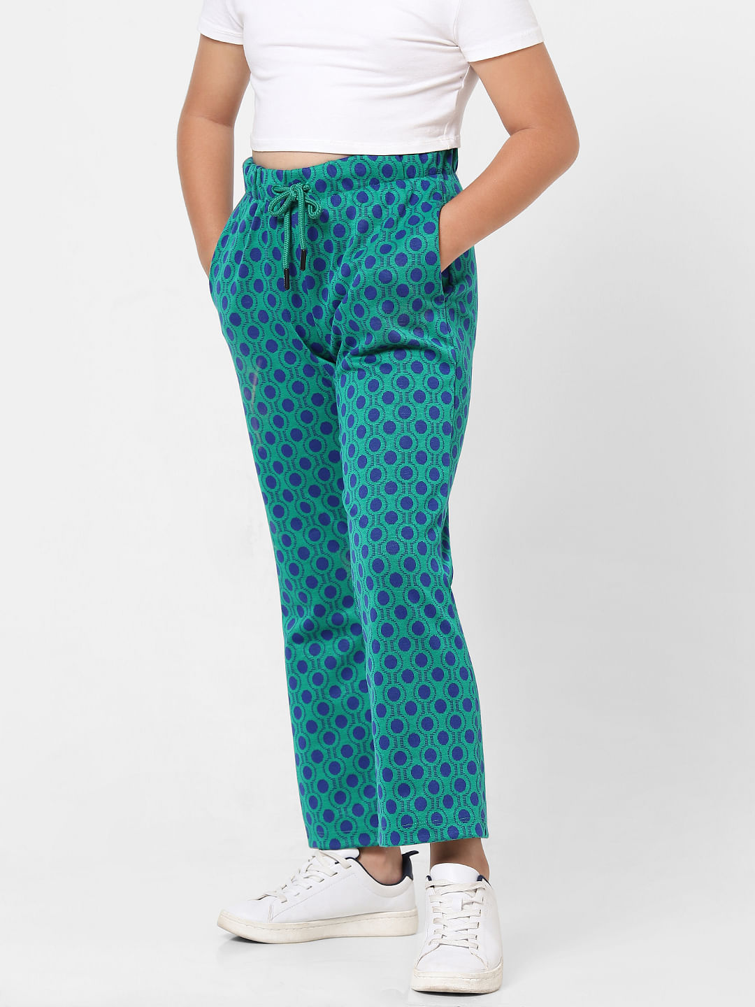 Buy STREET 9 Women Chic Brown Animal Printed Trousers - Trousers for Women  19361312 | Myntra
