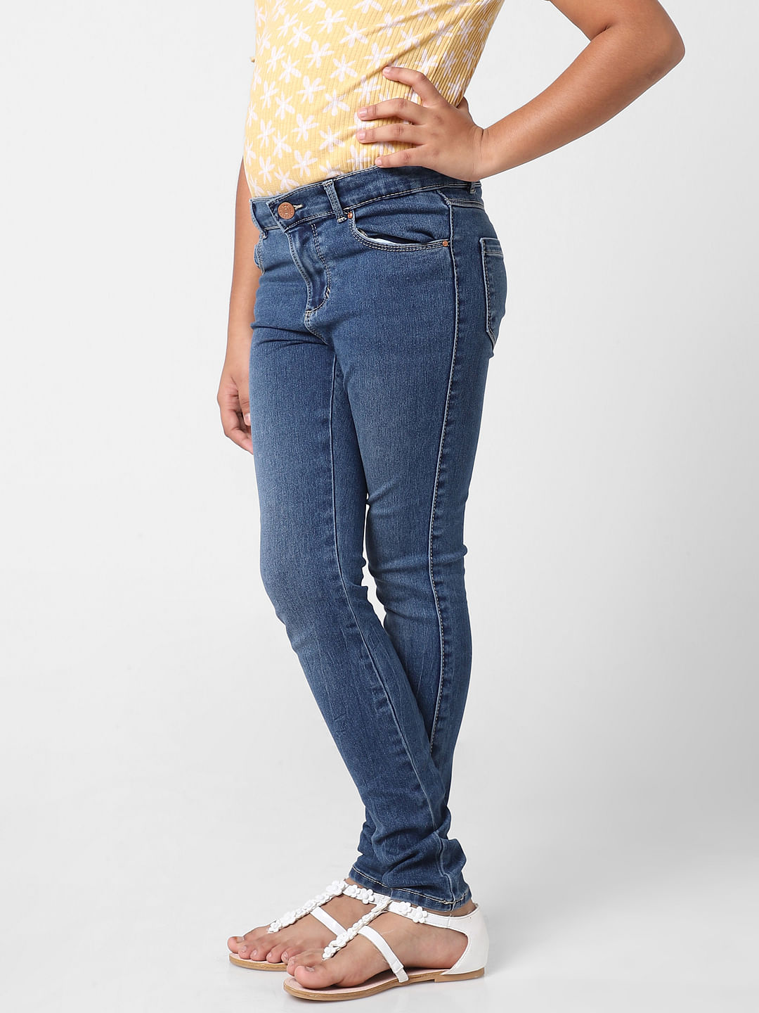 Girls on sale jeans blue