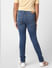 Girls Blue Mid Rise Skinny Jeans