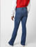 Girls Blue Mid Rise Flared Jeans