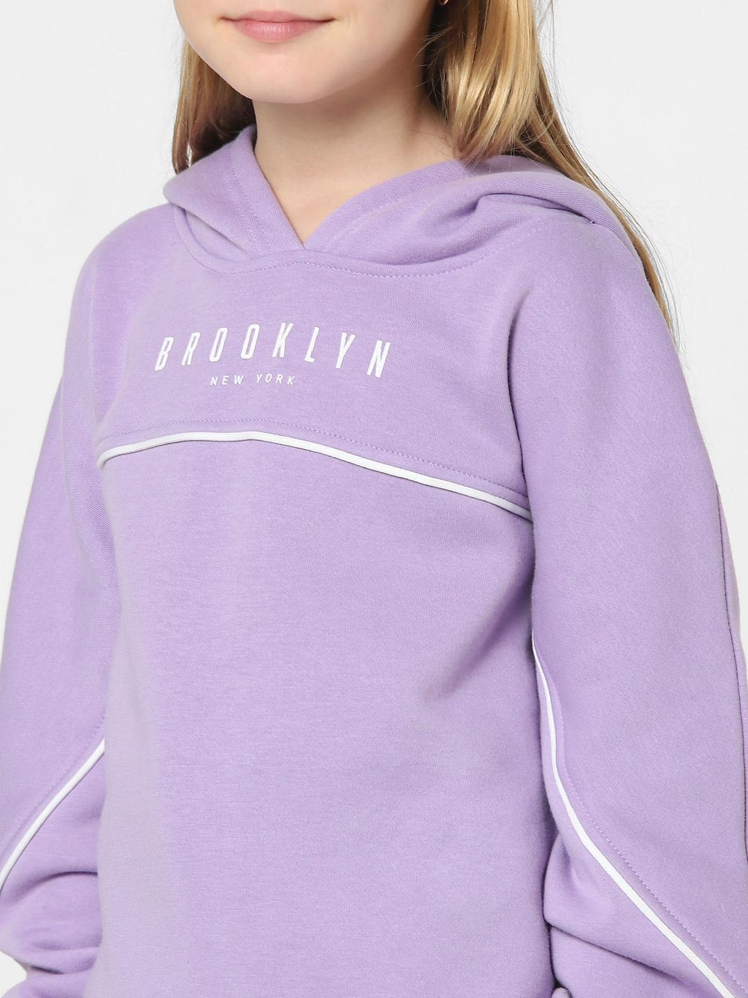 Buy Girls Purple Hooded Sweatshirt Online at KidsOnly | 155220801