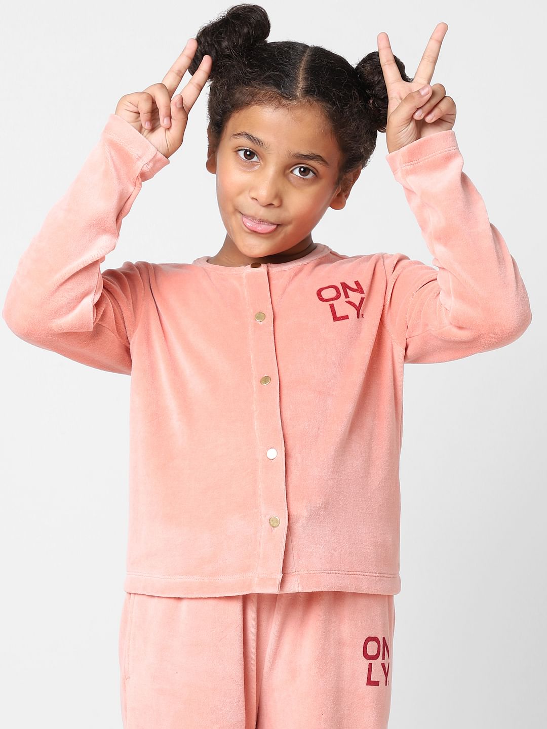 Girls 2024 velvet cardigan