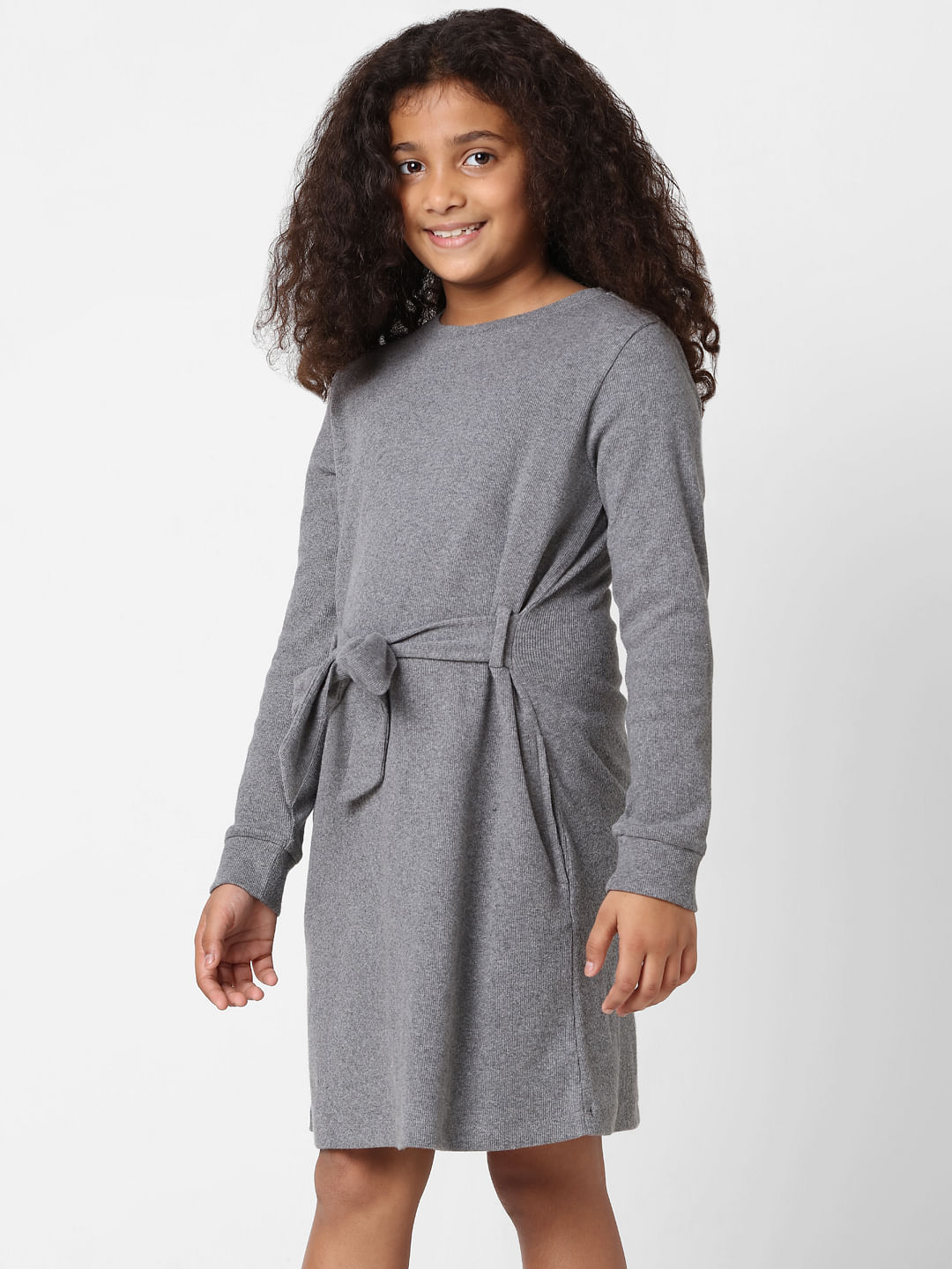 Buy Girls Grey Lurex Shift Dress Online at KidsOnly 299437101