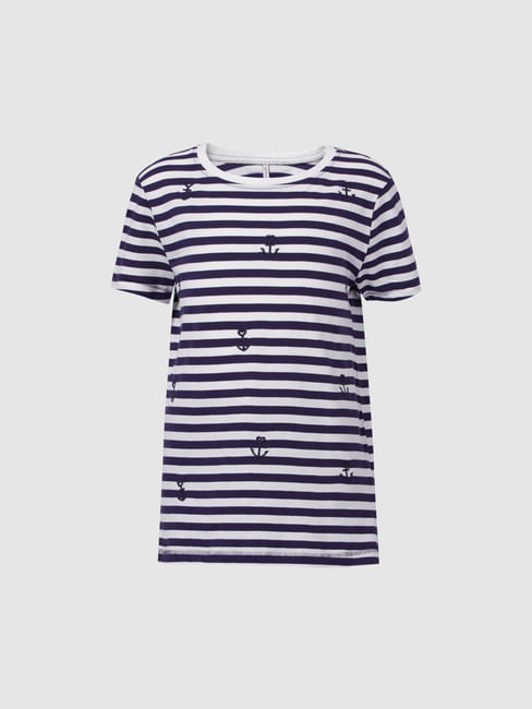 Blue Striped T-shirt
