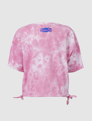 X PEPPA PIG Pink Tie Dye T-shirt