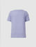 Lilac Text Print T-shirt