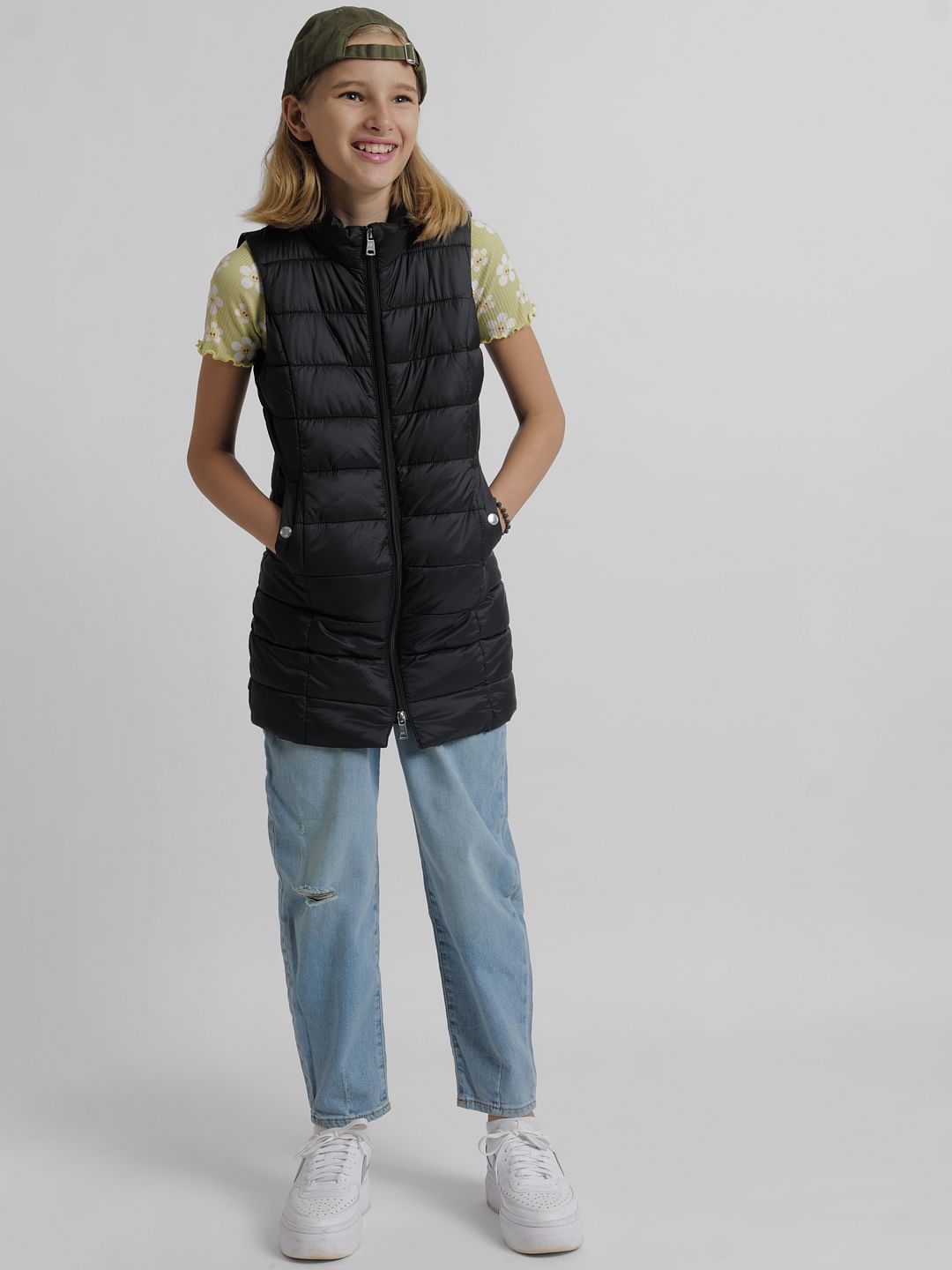 Girls on sale long puffer