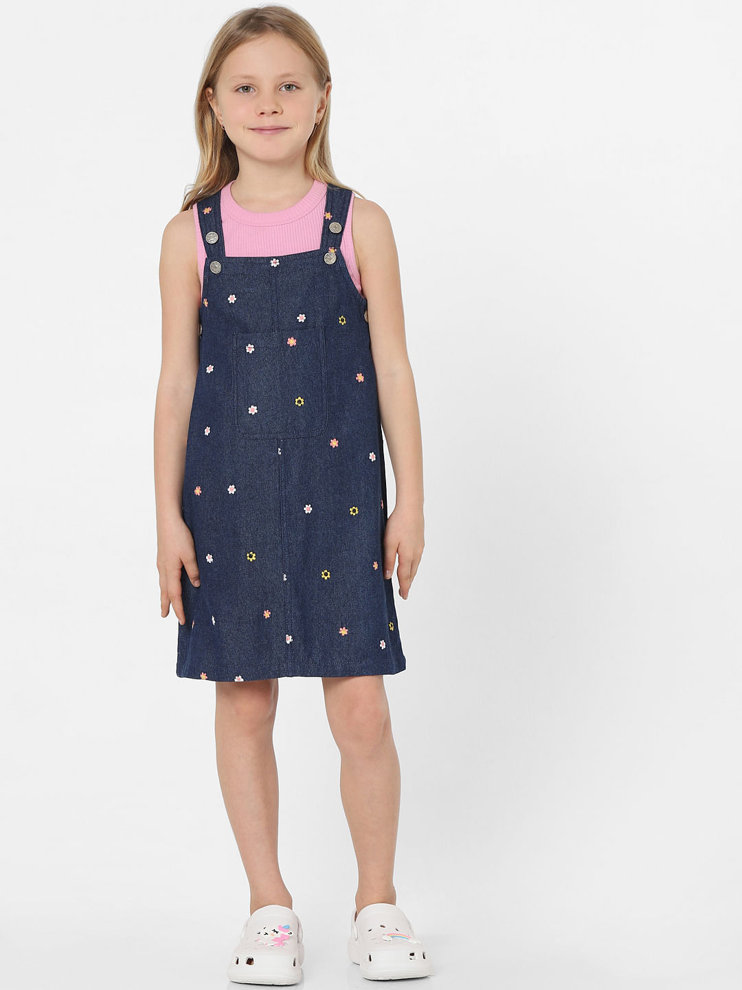 Chloé Kids Denim Dress And T-shirt Set - Farfetch