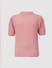 Girls Yellow Pink Polo Neck T-shirt