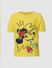 Girls X MICKEY Yellow Graphic Print T-shirt