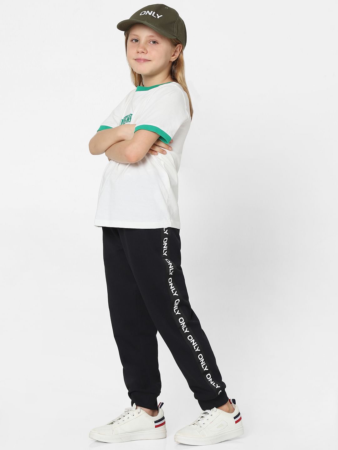 Kids black 2025 joggers girls