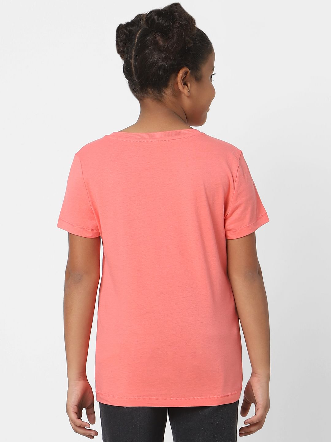 Girls 2025 coral shirt